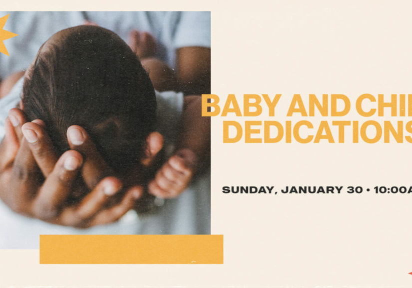 Baby and Child Dedications HD Title Slide