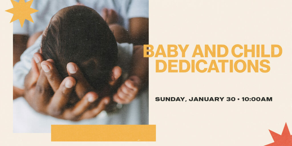 Baby and Child Dedications HD Title Slide
