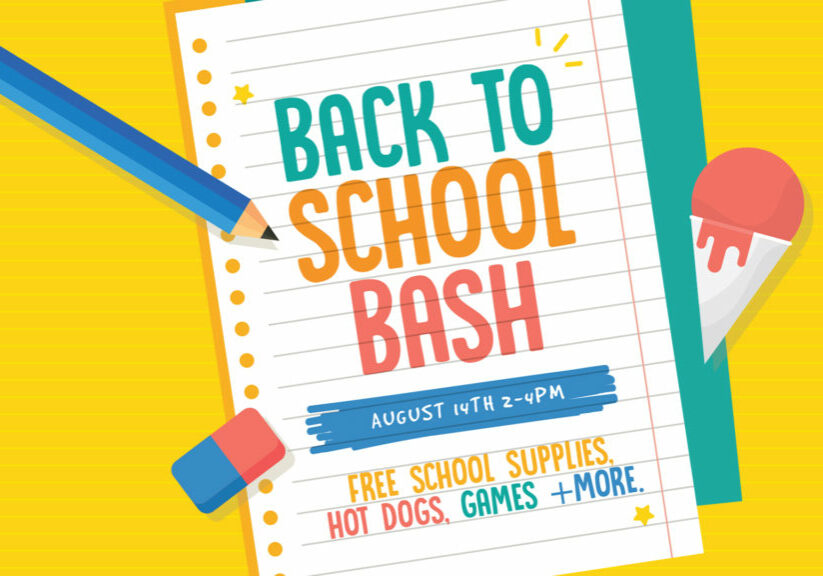 Back to School Bash HD Title Slide