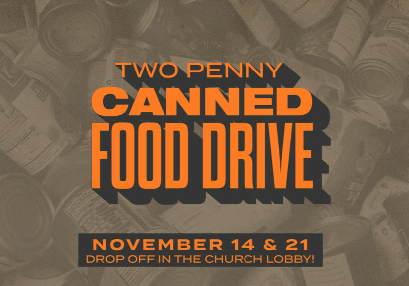 Canned Food Drive HD Title Slide