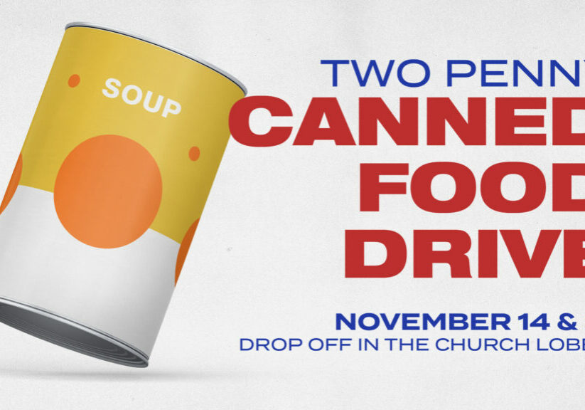 Canned Food Drive HD Title Slide