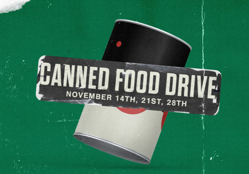 Canned Food Drive HD Title Slide