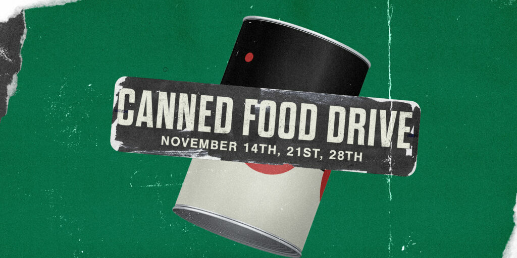 Canned Food Drive HD Title Slide