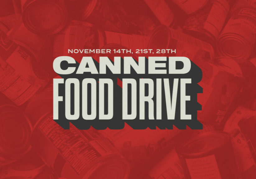 Canned Food Drive HD Title Slide