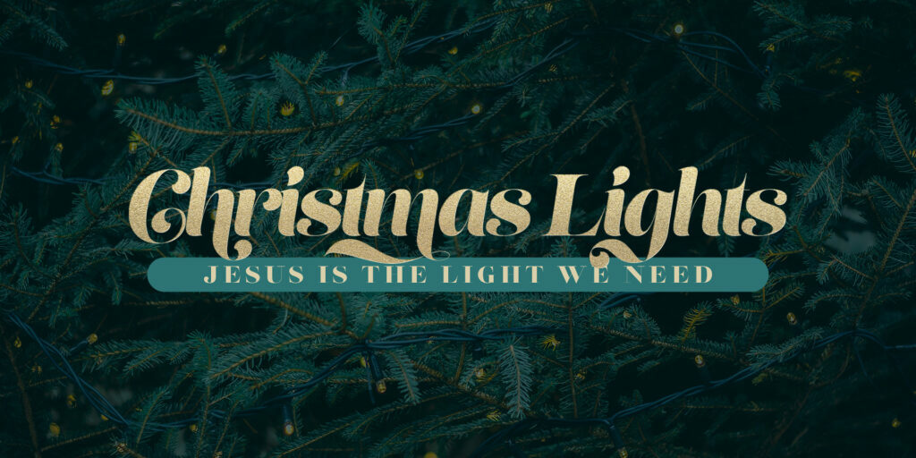 Christmas Lights HD Title Slide