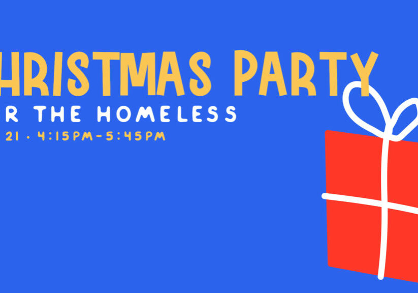 Christmas Party for the Homeless HD Title Slide