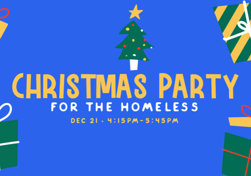 Christmas Party for the Homeless HD Title Slide