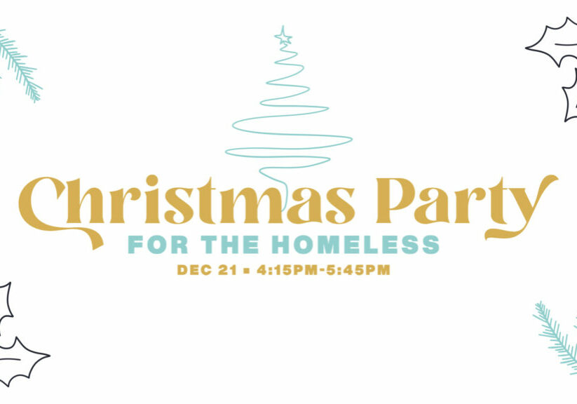 Christmas Party for the Homeless HD Title Slide