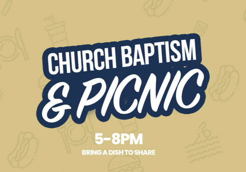 Church Baptism and Picnic HD Title Slide