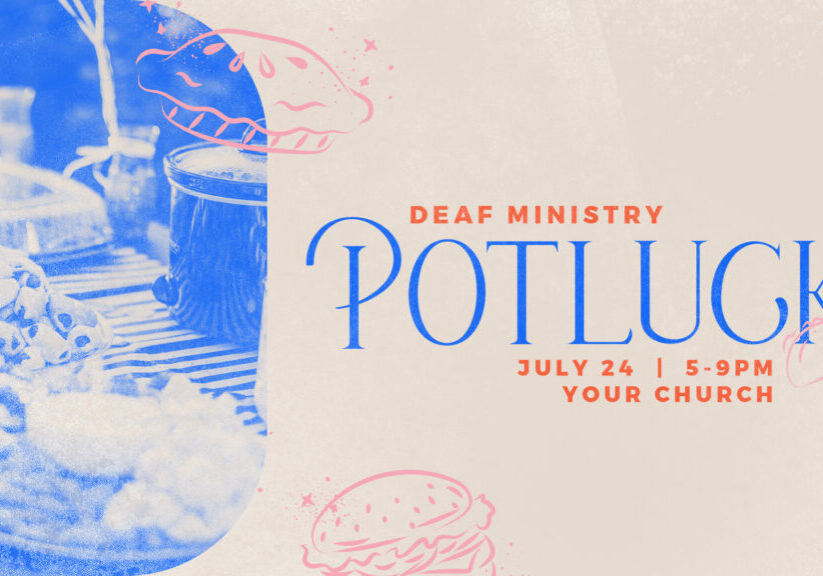 Deaf Ministry Potluck HD Title Slide