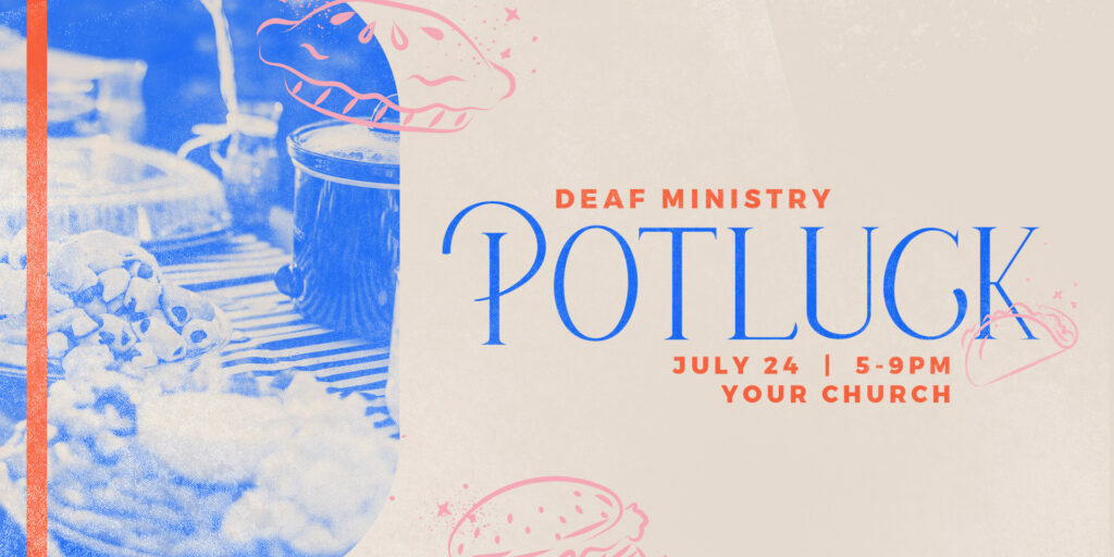 Deaf Ministry Potluck HD Title Slide