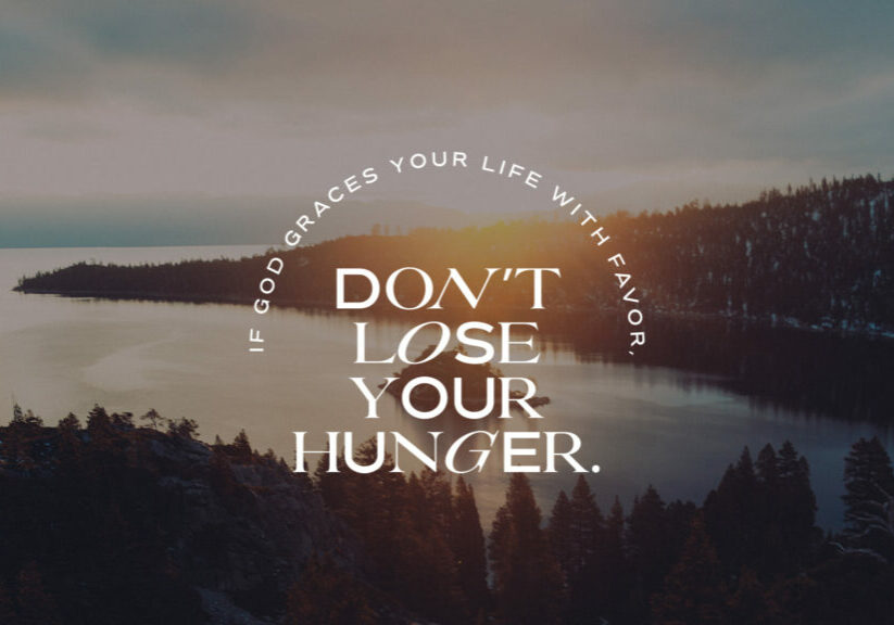 Dont Lose Your Hunger HD Title Slide