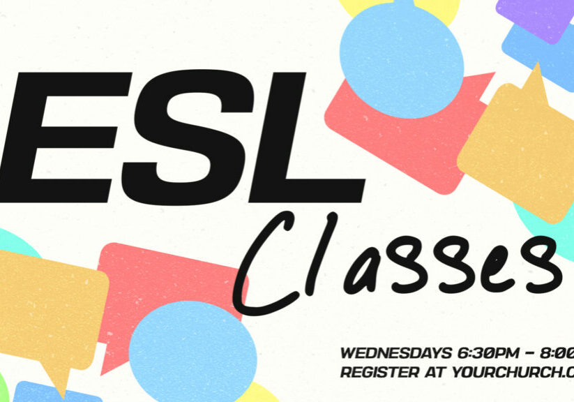 ESL Classes HD Title Slide