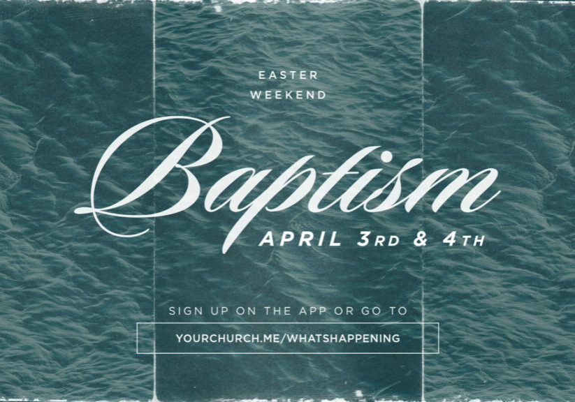 Easter Weekend Baptism HD Title Slide