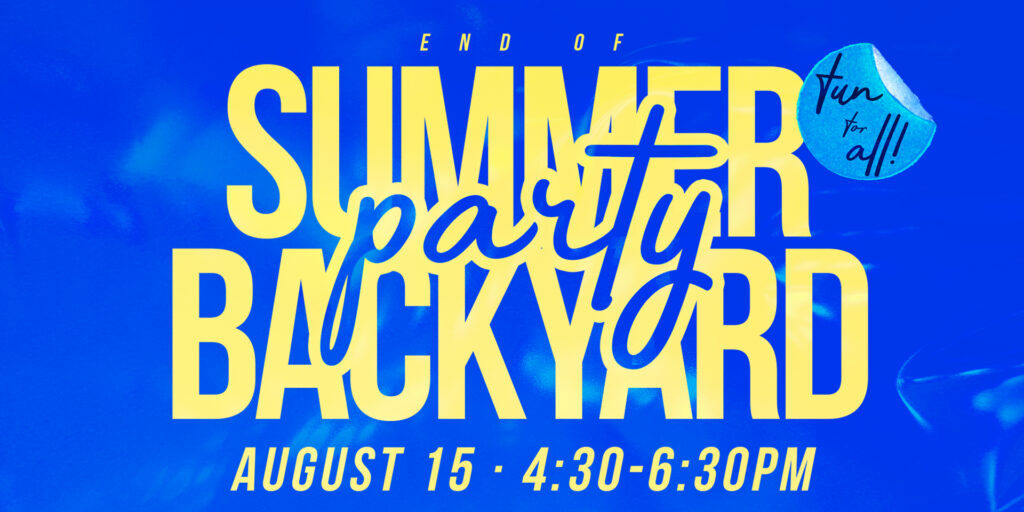 End of Summer Backyard Party HD Title Slide