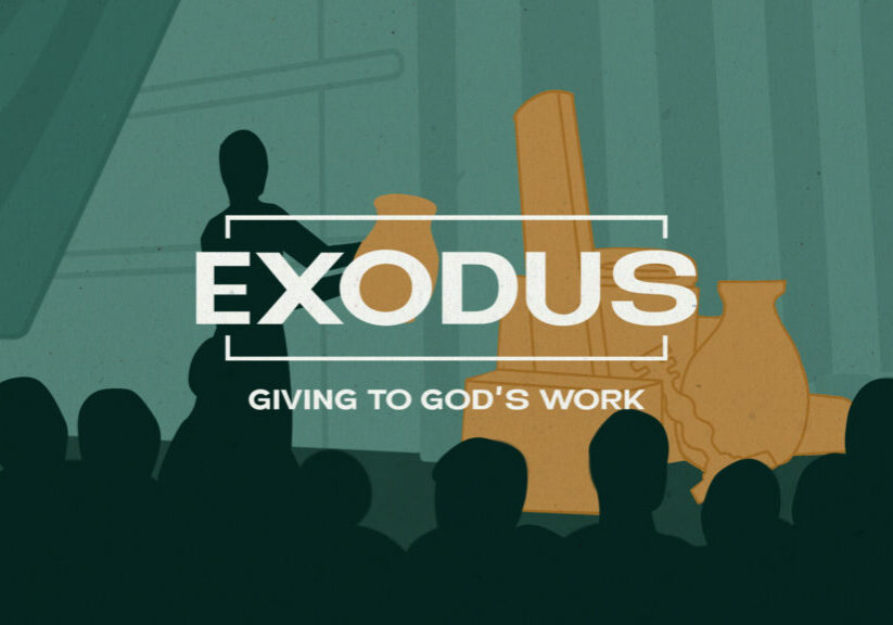 Exodus Giving to God's Work HD Title Slide