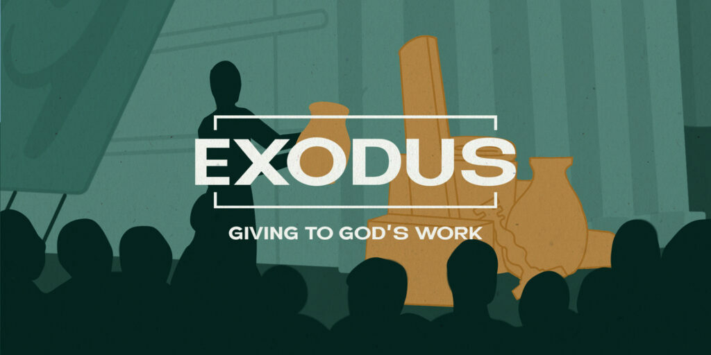 Exodus Giving to God's Work HD Title Slide