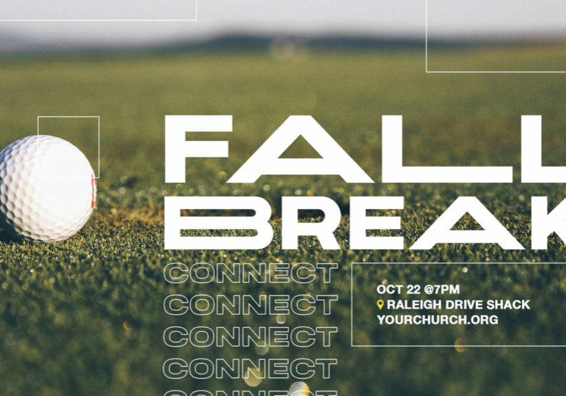 Fall Break Connect HD Title Slide