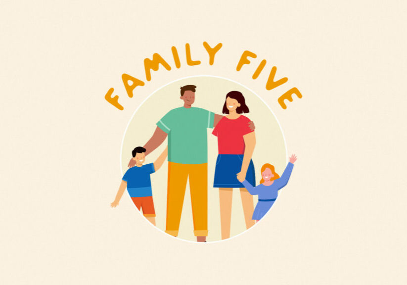 Family Five HD Title Slide