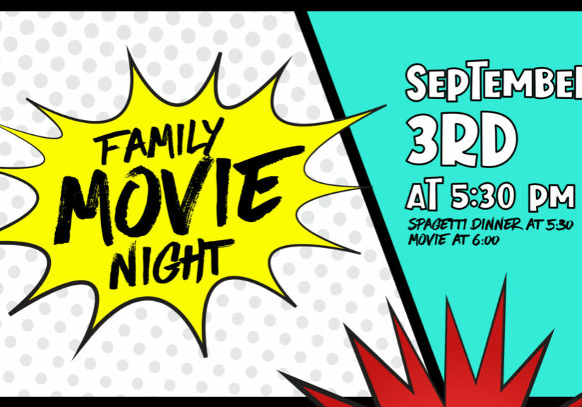 Family Movie Night HD Title Slide