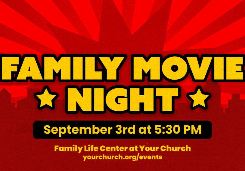 Family Movie Night HD Title Slide