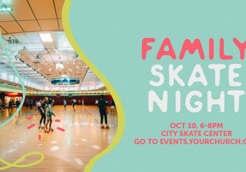 Family Skate Night HD Title Slide