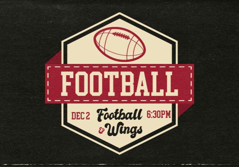 Football and Wings HD Title Slide