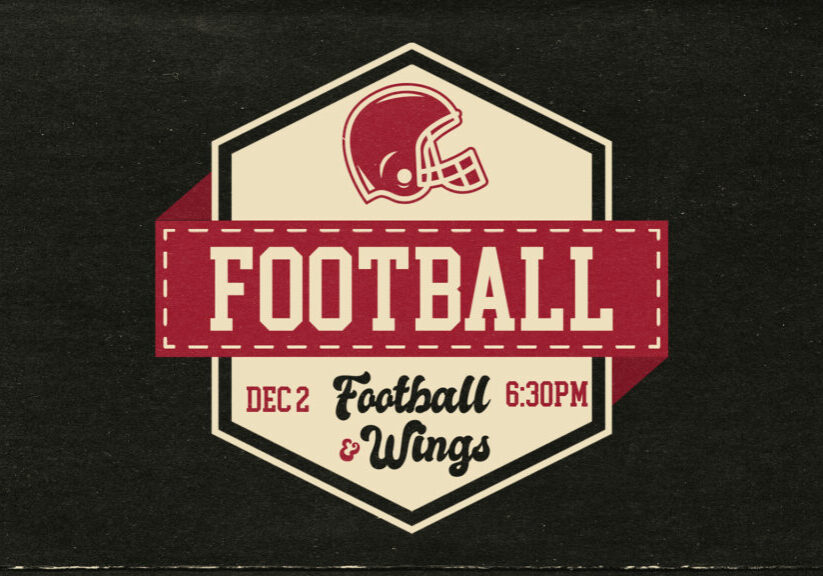 Football and Wings HD Title Slide