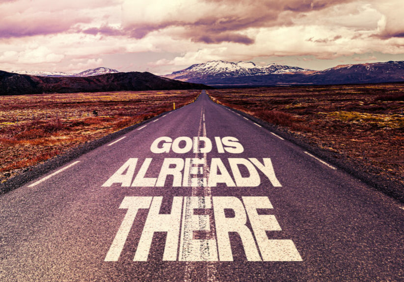 God Is Already There HD Title Slide