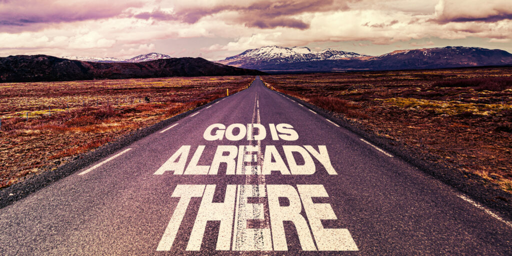God Is Already There HD Title Slide