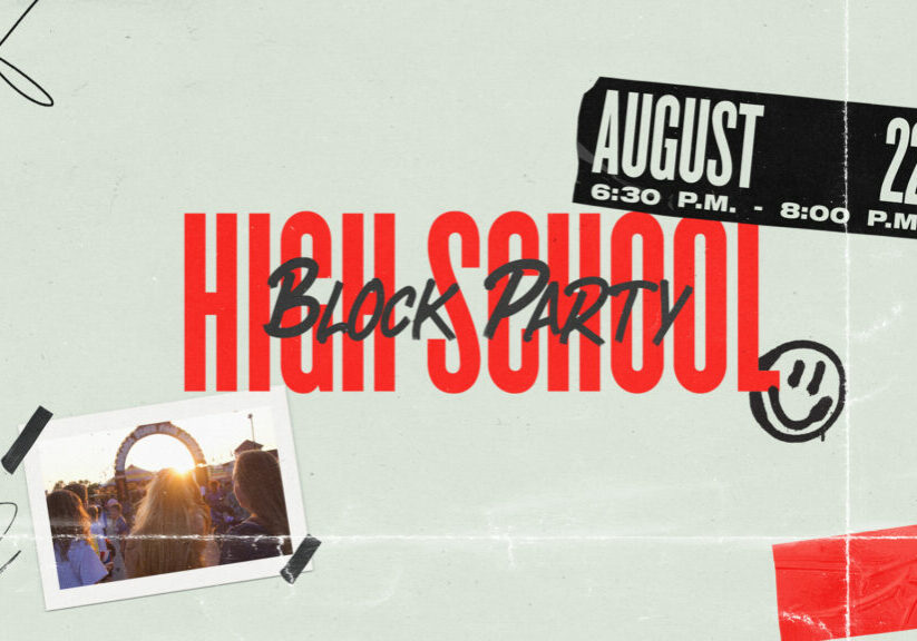 High School Block Party HD Title Slide