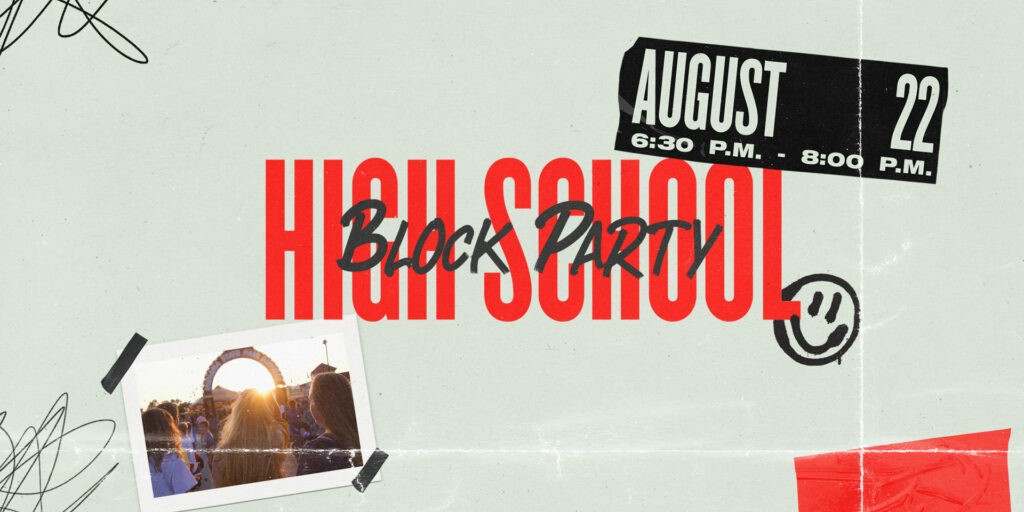 High School Block Party HD Title Slide