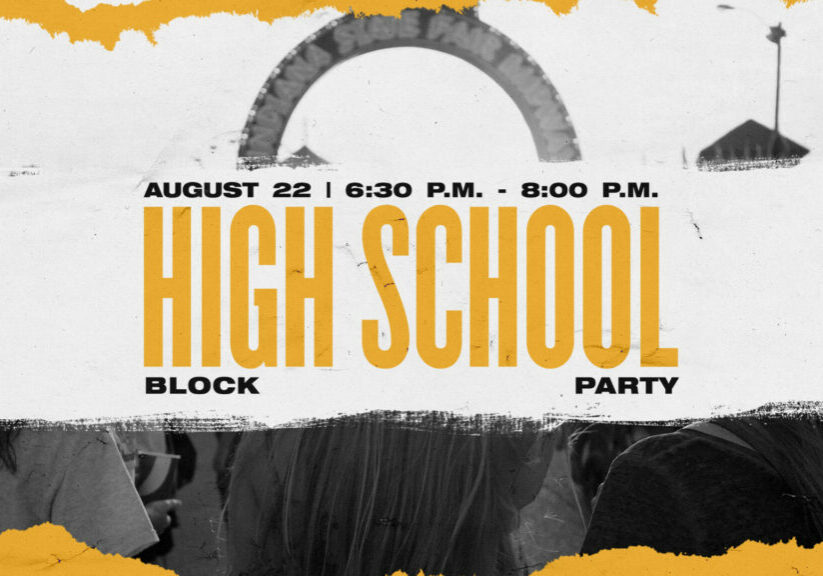 High School Block Party HD Title Slide