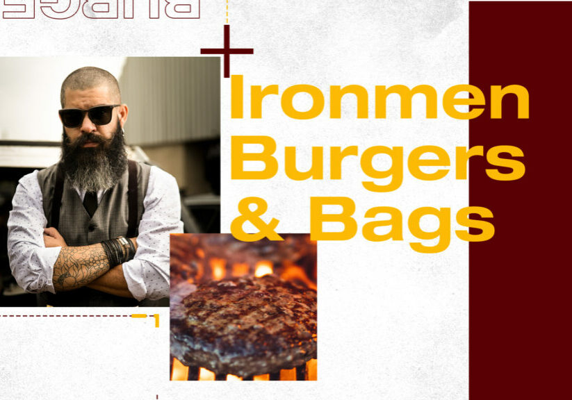 Ironmen Burgers & Bags HD Title Slide