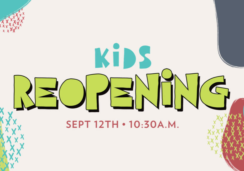 Kids Reopening HD Title Slide