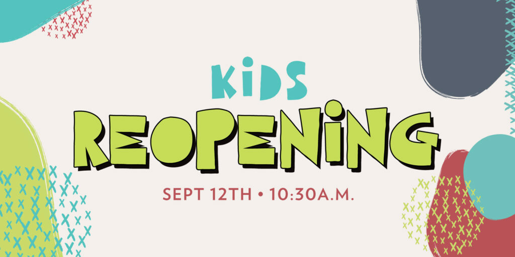 Kids Reopening HD Title Slide