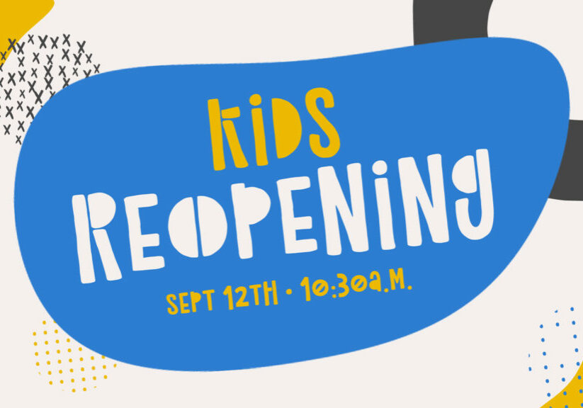 Kids Reopening HD Title Slide