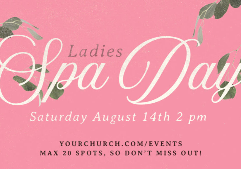 Ladies Spa Day HD Title Slide