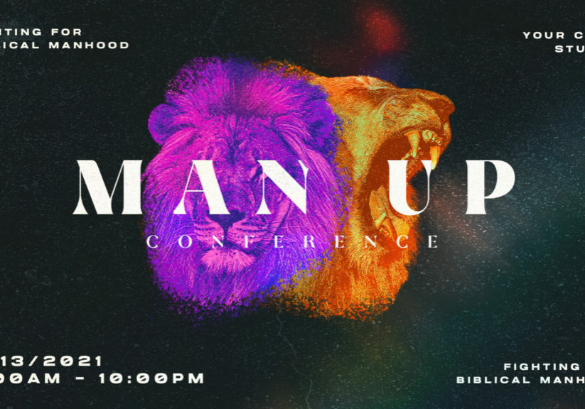 Man Up Conference HD Title Slide