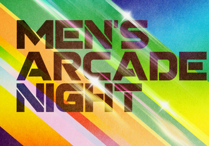 Men's Arcade Night HD Title Slide