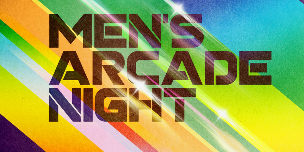Men's Arcade Night HD Title Slide