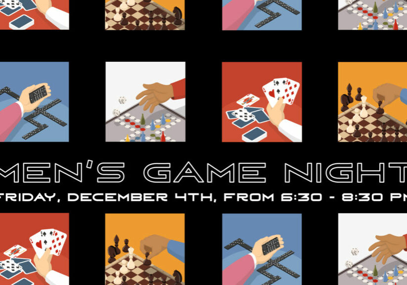 Men's Game Night HD Title Slide