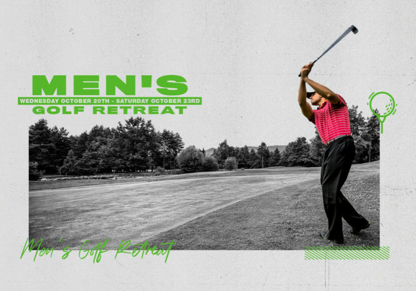 Men's Golf Retreat HD Title Slide