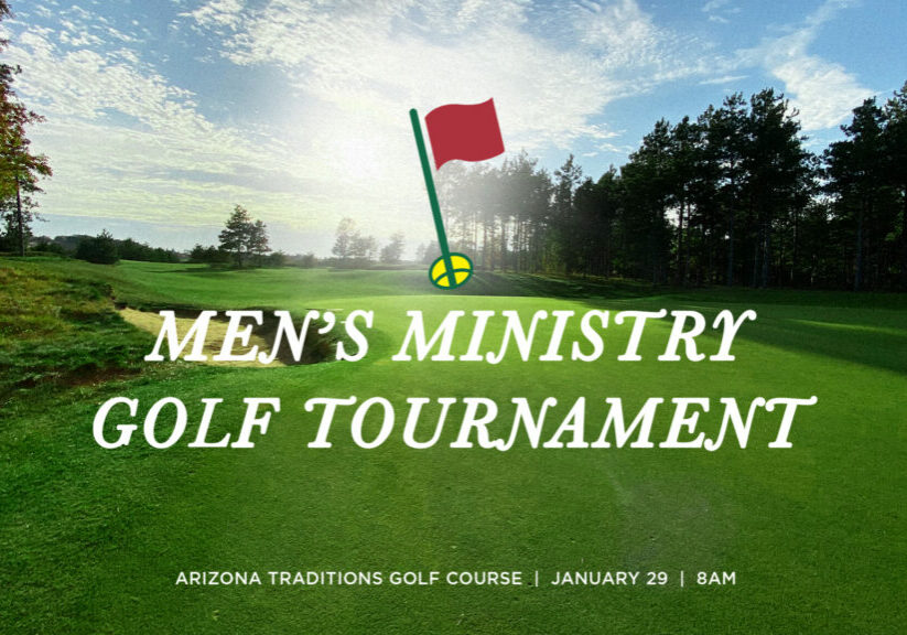 Mens Ministry Golf Tournament HD Title Slide