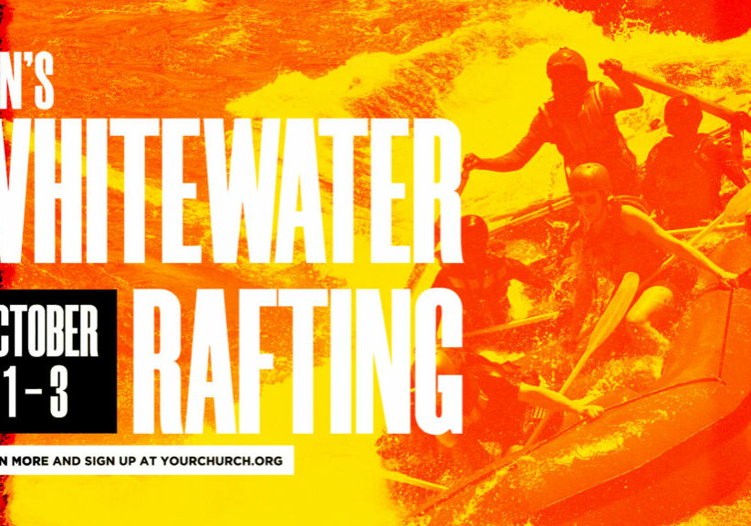 Mens Whitewater Rafting HD Title Slide