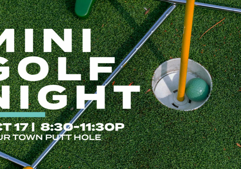 Mini Golf Night HD Title Slide