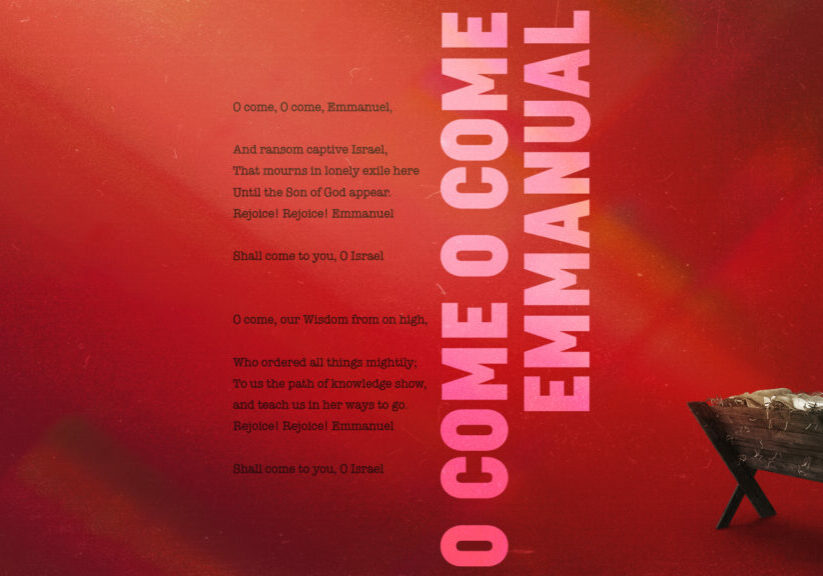 O Come O Come Emmanual HD Title Slide