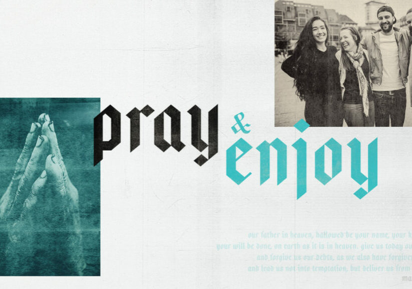 Pray and Enjoy HD Title Slide