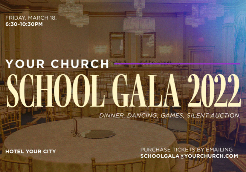 School Gala HD Title Slide