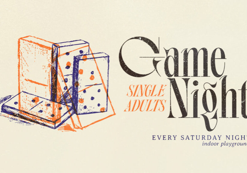 Single Adults Game Night HD Title Slide